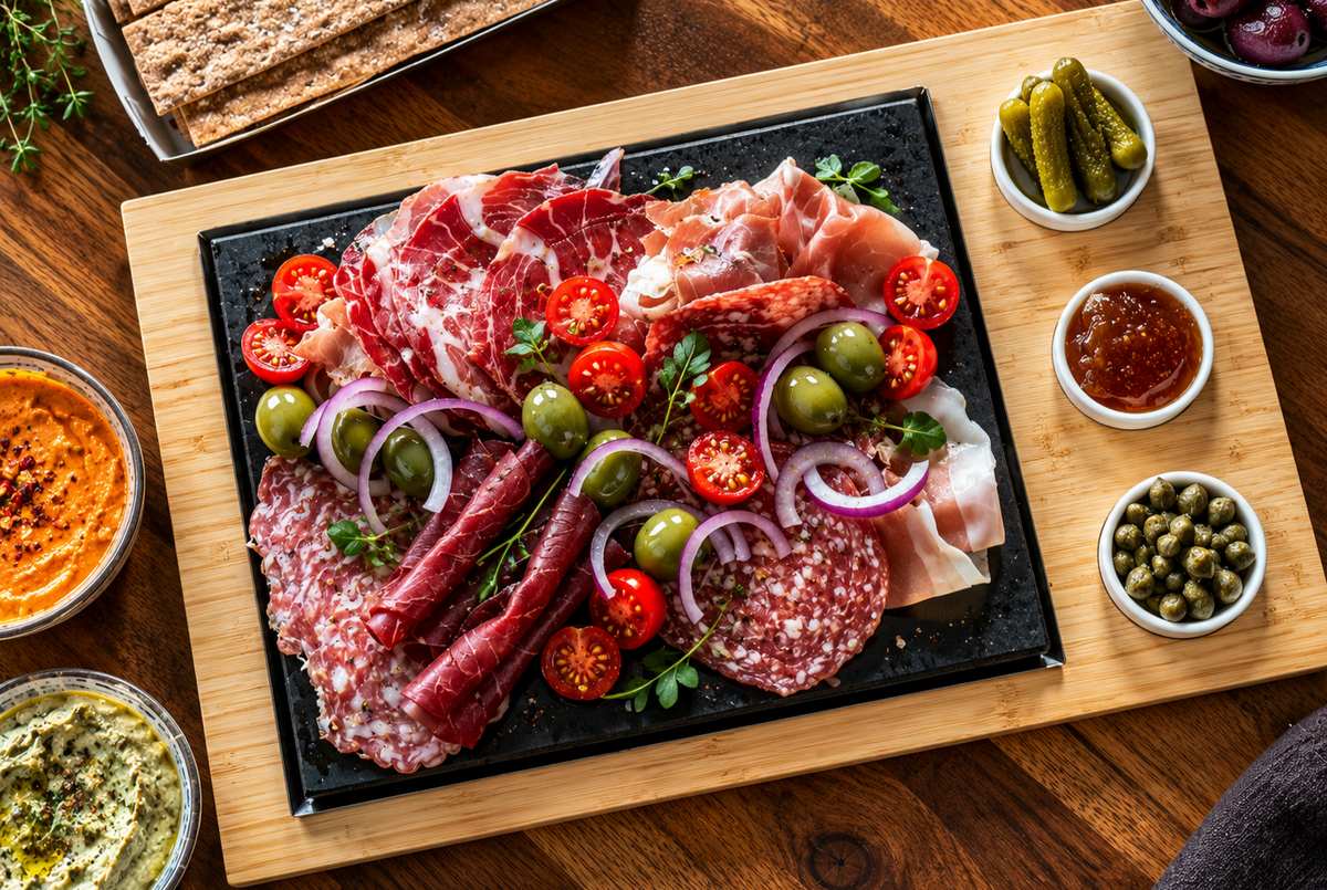 The Steak Sharer & Sauces Set
