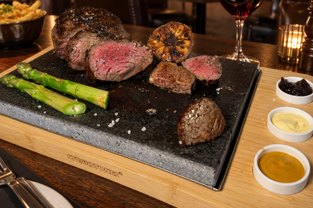 The Steak Sharer & Sauces Set