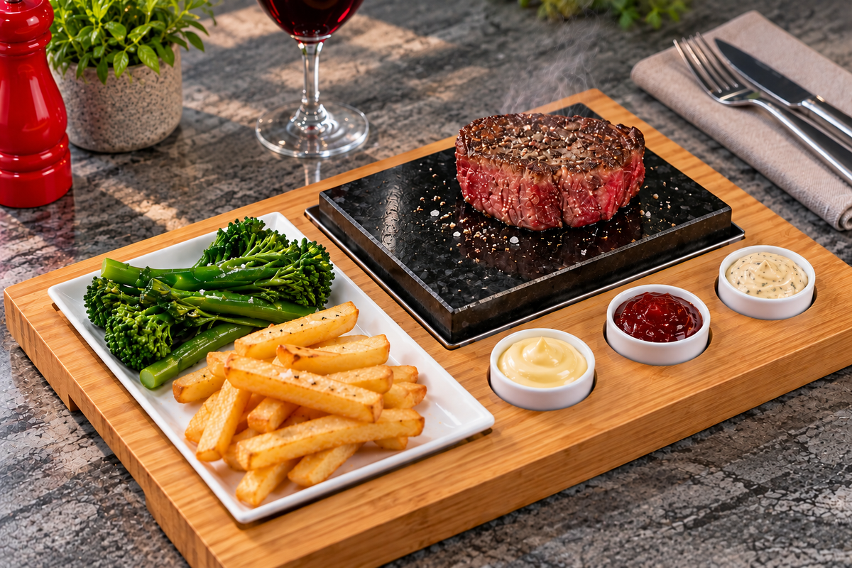 The Sizzling Steak Set