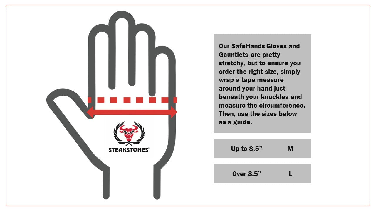 SteakStones SafeHands Oven Gloves (M)