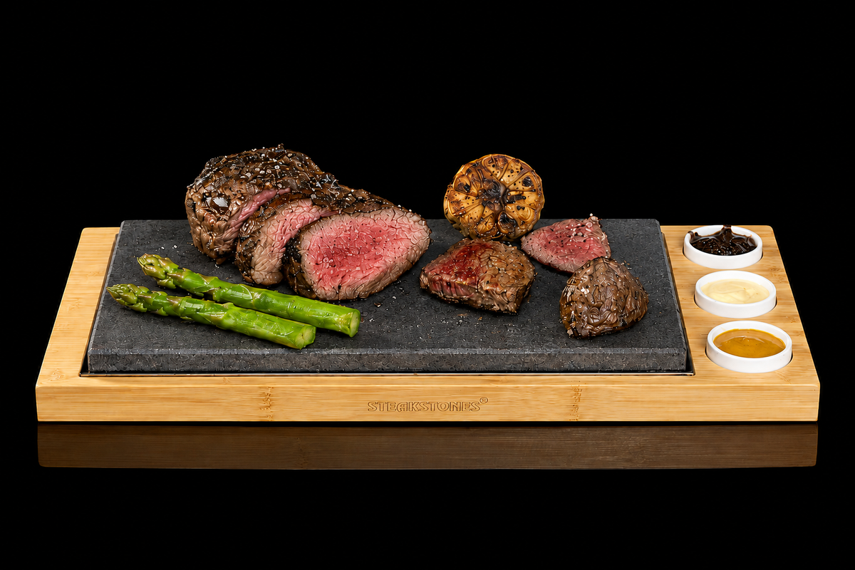 The Steak Sharer  & Sauces Set